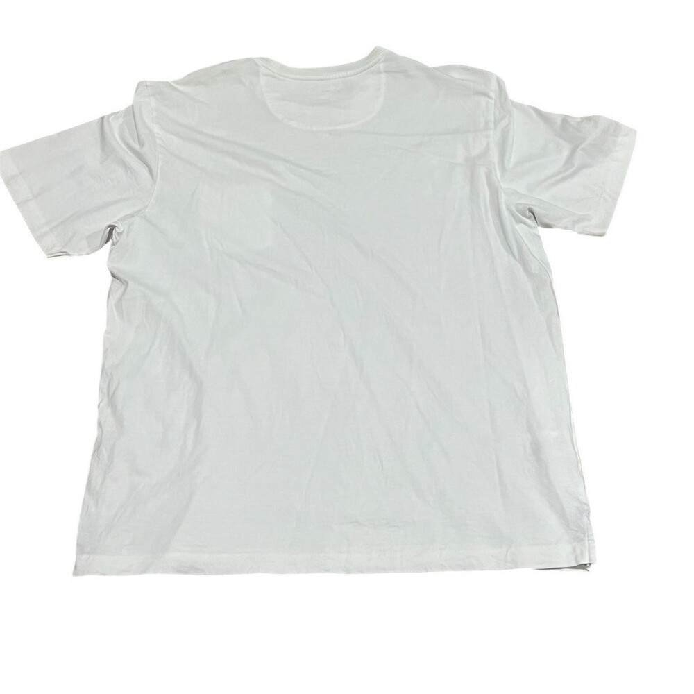 Tommy Bahama T-Shirt Mens Size L White Crew Neck Short Sleeve Pocket Tee - Picture 5 of 8